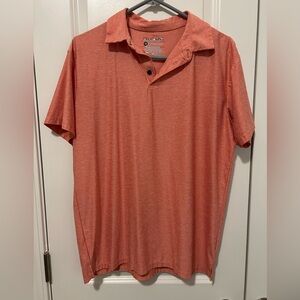 Orange Short Sleeve Polo Shirt – Men’s Medium
